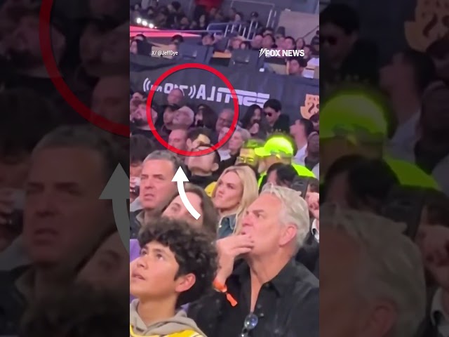 Kamala Harris spotted in back row at Lakers game