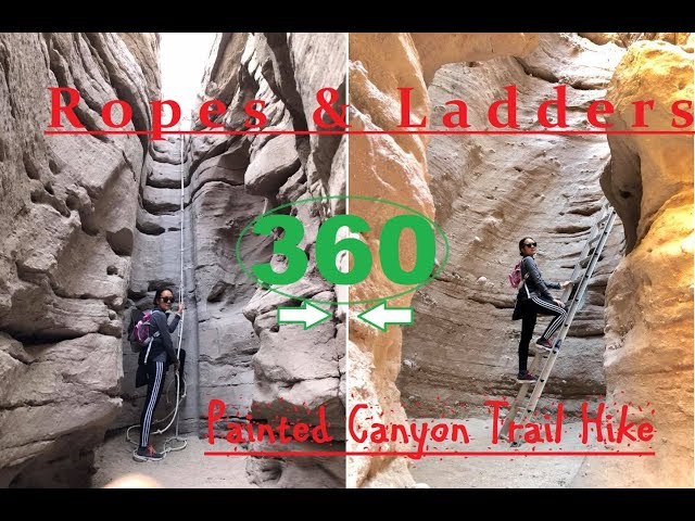 360* views of Painted Ladder Canyon Trail - Must watch!! Best hiking adventure. 4K