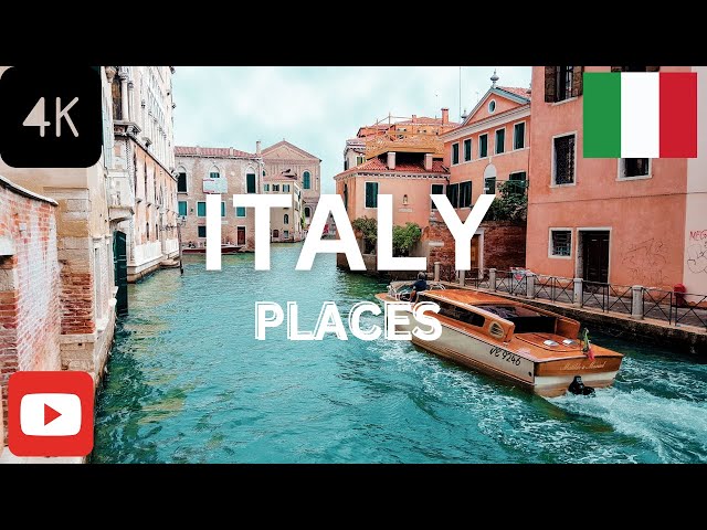 Top 10 Places To Visit In Italy-4K Relaxation Travel Film