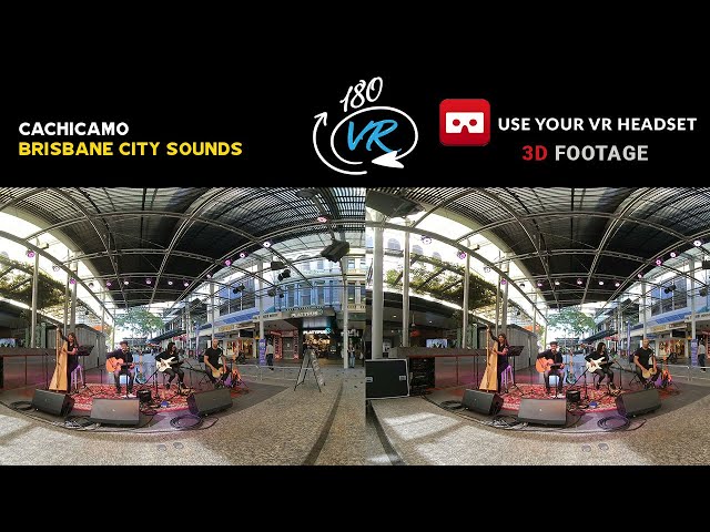 180 3D VR Life Footage Brisbane City Sounds - Cachicamo - La Canoa Rancha