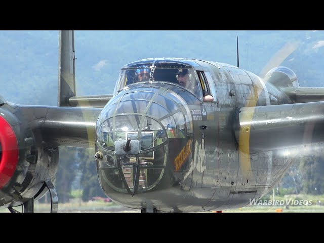 B-25: SPECTACULAR SOUND & 4K footage!  "Tondelayo"