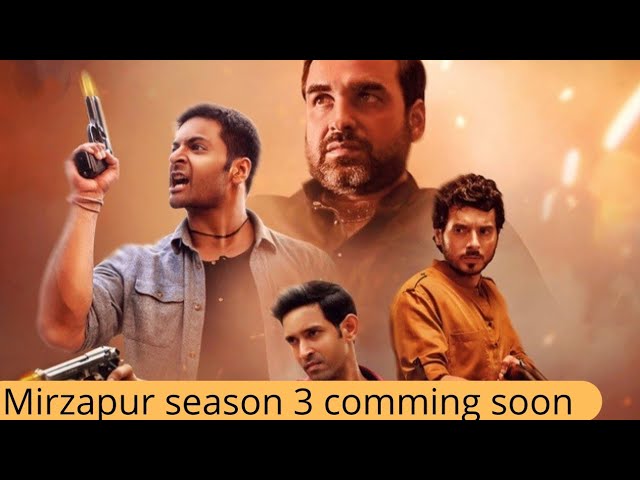 || Mirzapur Season 3 comming soon||