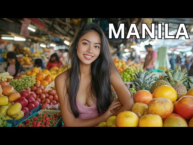 🇵🇭 PHILIPPINES WALKING TOUR, QUINTA MARKET: VIBRANT STREETS OF QUIAPO MANILA, STREET FOOD, 4K HDR