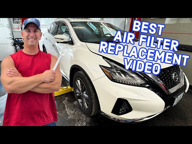 2015-2024 Nissan Murano Air Filter Replacement (DIY SAVE MONEY)