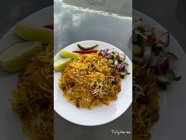 Easy Restaurant-Style Mutton Biriyani #food #mutton #muttonbiryani #recipe #cooking #biriyanilove