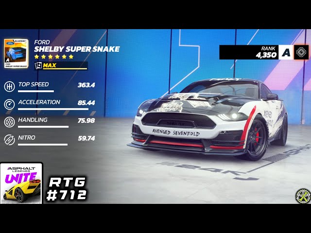 Asphalt Unite | GOLDing the Ford Shelby Super Snake | RTG #712