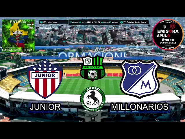 #18ENERO2024 ... #FÚTBOLCOLOMBIANO:  ... SUPERLIGA 2024 ... PARTIDO IDA ... JUNIOR vs. MILLONARIOS !