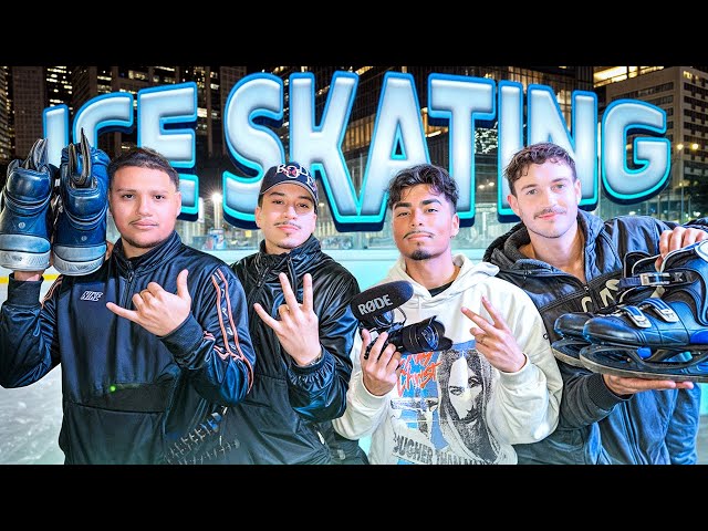 WE WENT ICE SKATING FOR THE FIRST TIME !!