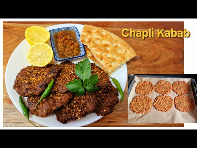 Chapli Kabab Recipe😋👌||Afghanisches Frikadellen👍||افغانی چپلی کباب