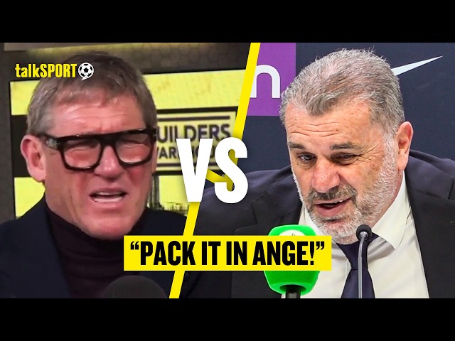 "Talks Absolute BALDERDASH!" Simon Jordan SLAMS Ange Postecoglou For Epic VAR Rant