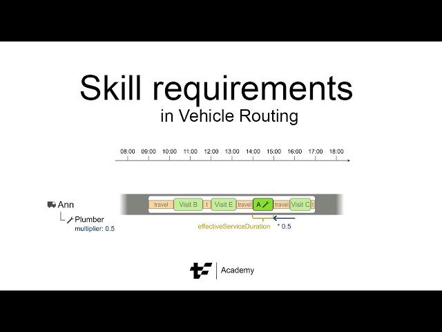 Skill requirements in Vehicle Routing