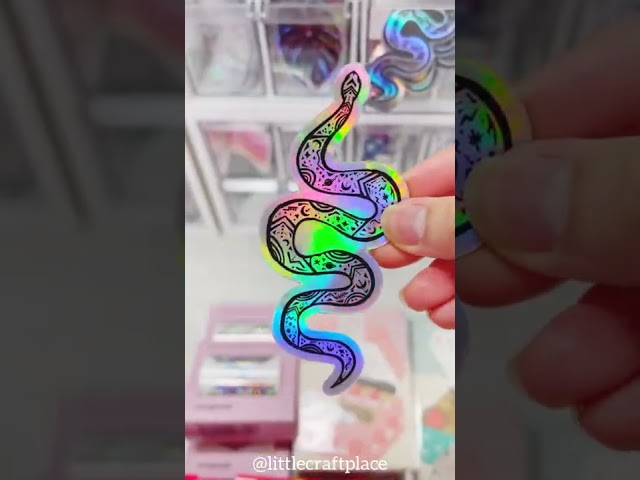 New Holographic Vinyl Stickers