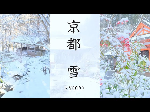 Walking in the Snowfall OHARA KYOTO JAPAN | 4K ASMR | Beautiful Snow in Kyoto