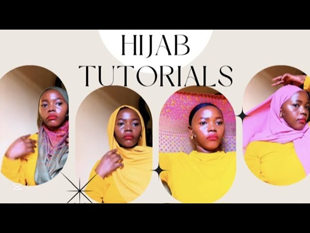 4 Chic hijab styles you need to try/quick & easy tutorial