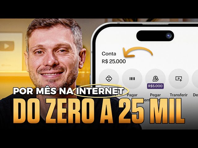 Como fazer 25 mil reais POR MÊS: 4 passos para você começar HOJE