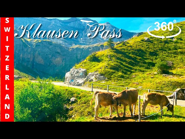 BEST 360° Virtual Driving Tour in Switzerland /Klausen Pass /Relaxing LoFi Music Journey