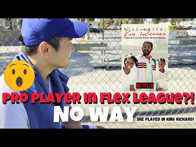 [Sub] Wait… A Pro in UTR Flex League?! (Feat. King Richard Actress)