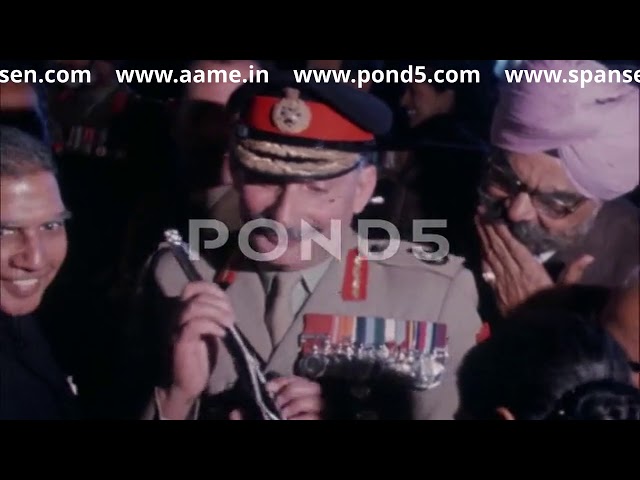 Field Marshal Sam Manekshaw Receiving 5-Star Rank & Handing Over Command To General Bewoor