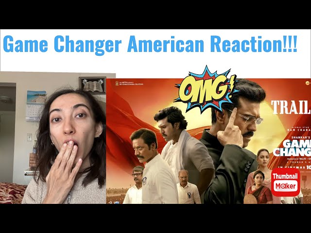 AMERICAN REACTION TO GAME CHANGER TRAILER! RAM CHARAN | KIARA ADVANI