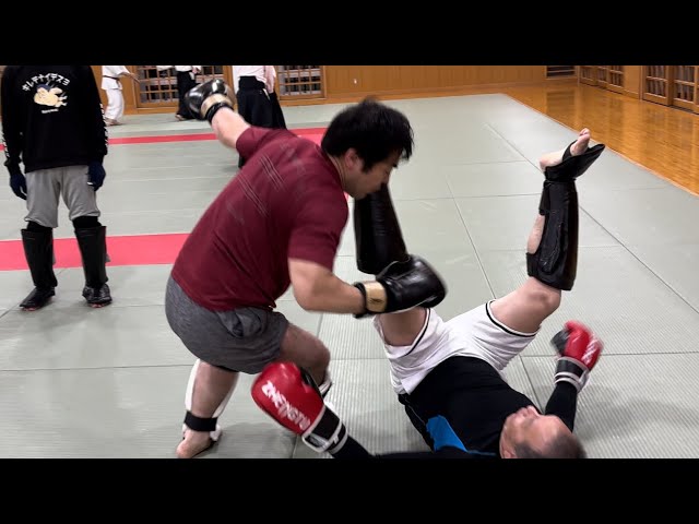 Muay Thai Striking | Muay Thai Accounter vs. Scramble man | Saito Kaikan 2024