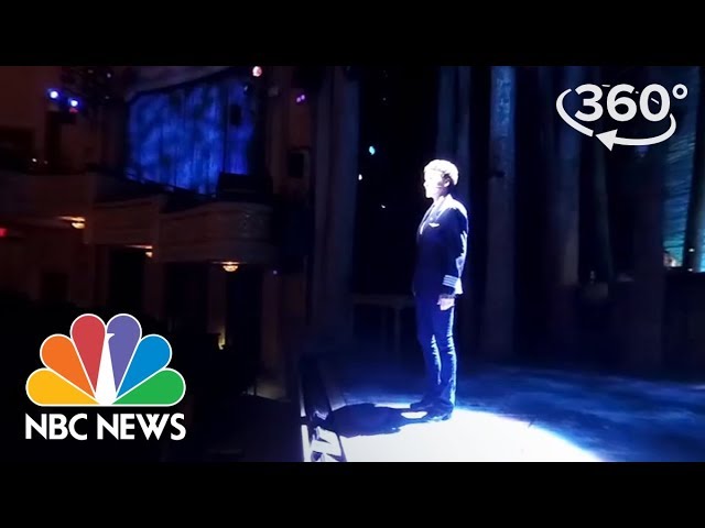 360 Video: On-Stage at Broadway’s “Come From Away” | NBC News