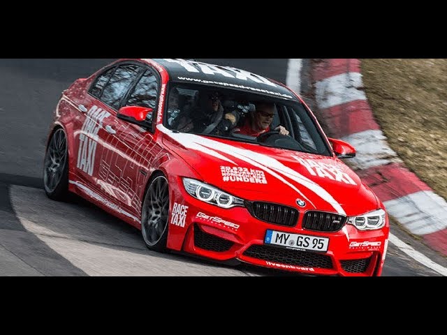 SLIDING the Ring Taxi BMW M3! - (360 One Take)