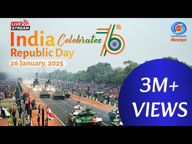 LIVE : India's Republic Day Parade 26th January, 2025 | गणतंत्र दिवस  | 26 January Parade Live