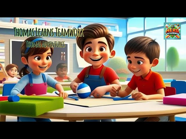 Thomas Learns Teamwork-Thomas Adventures #childrenstories #animation #animated #3d #storyforkids