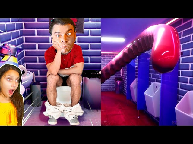 ТУАЛЕТНЫЙ ЧЕРВЯК ВЫЛЕЗ ИЗ УНИТАЗА 😱 ТУАЛЕТНЫЕ ИСТОРИИ - ВСЕ КОНЦОВКИ! Toilet chronicles Валеришка