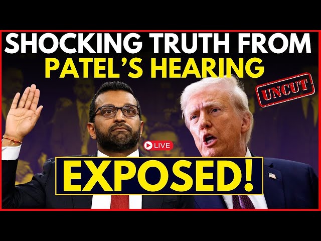 Donald Trump LIVE: Trump's Stunning Announcement | Kash Patel Hearing LIVE Update | US Breaking News