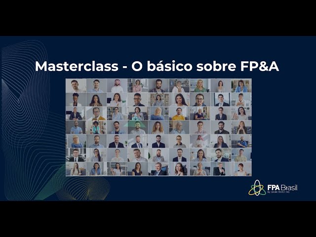 Masterclass - O básico de FP&A