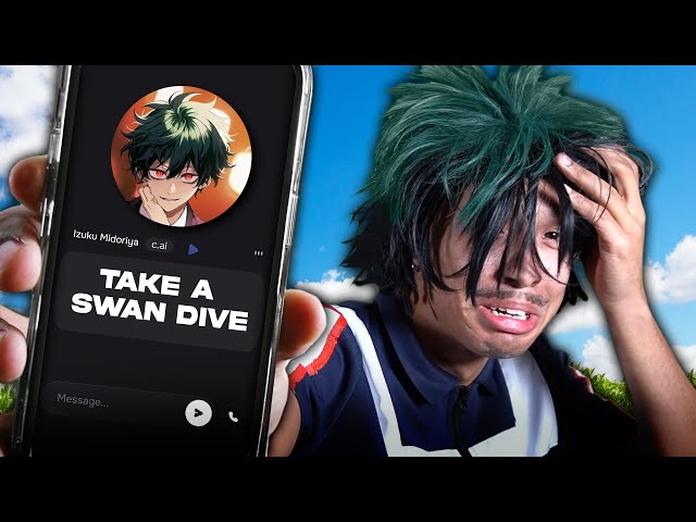 Deku BULLIES HIMSELF on Character AI