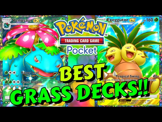 Best Grass Decks: Which one will YOU Choose? | Pokémon TCG Pocket