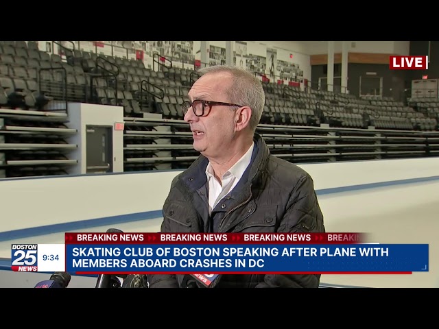 WATCH LIVE: Skating Club of Boston speaking after plane with members aboard crashes in DC.