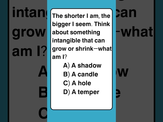 The Paradox of Size: What Am I?