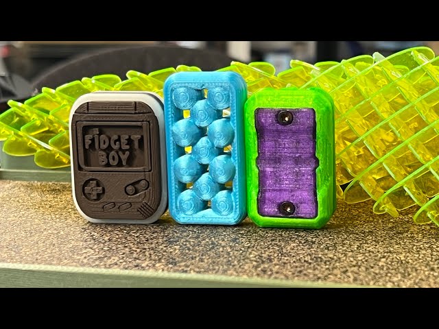 Fidgets From Friends | 3D-Printed Sliders & Fidget Worms