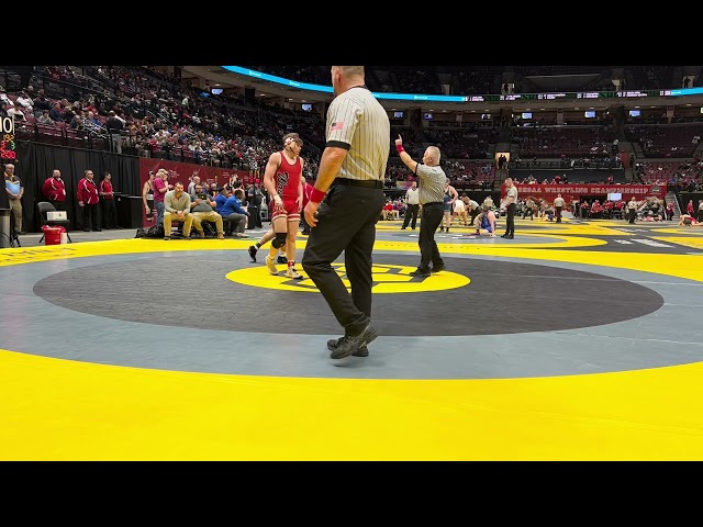 D2 165lbs Ian Martin, Wauseon vs Cohen Buntin, John Glenn