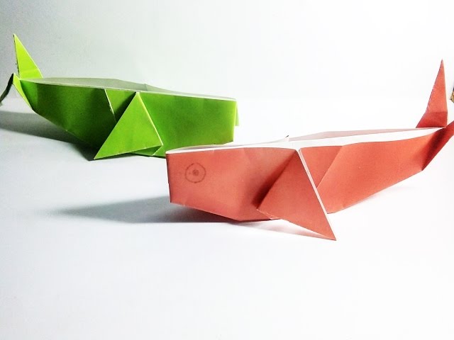 Origami Whale Easy (Step by step)