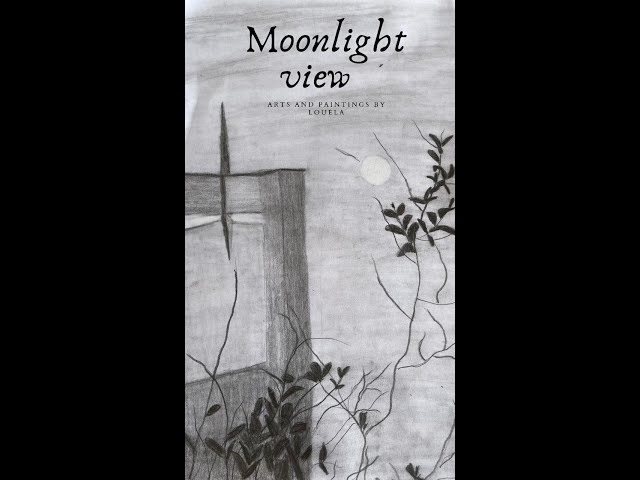 Moonlight View Drawing