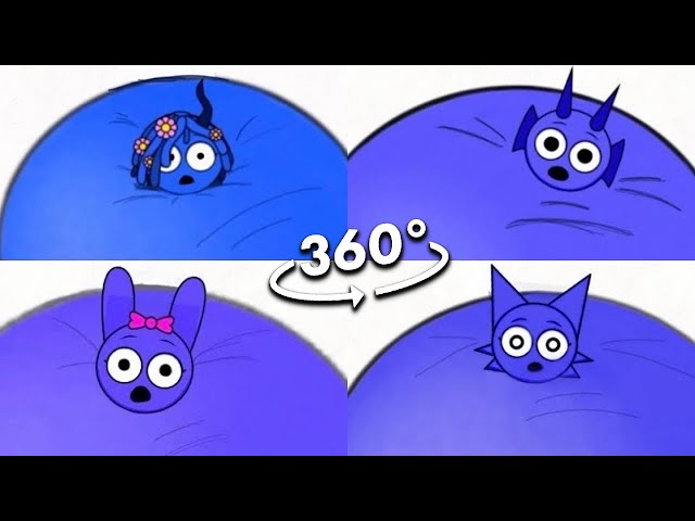 360º VR Sprunki Incredibox Durple Blueberry Inflation