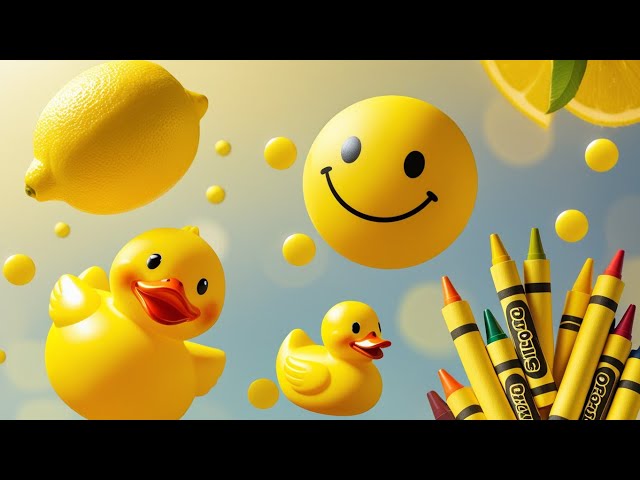 color song for kids | yellow colour things for preschooler | colours names in english