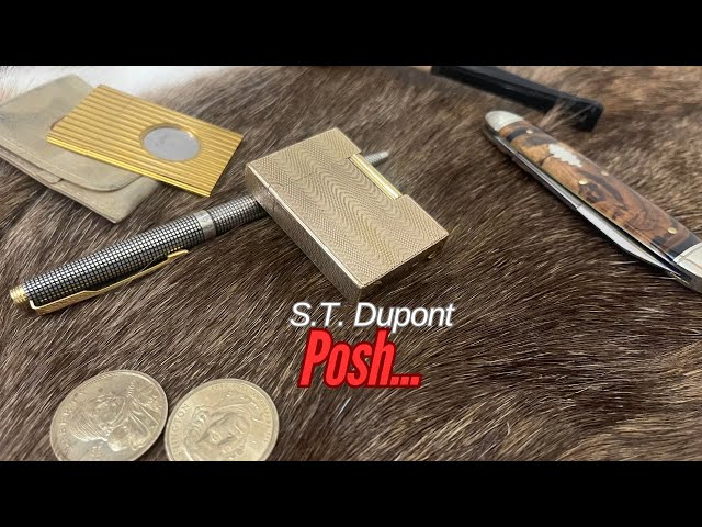 Most Expensive Lighter Of All Time... S.T. Dupont Gold...