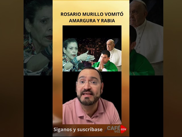 📣🔴🚨⚠️, LO ULTIMO, Rosario Murillo amargada por que el papa Francisco no le hace caso