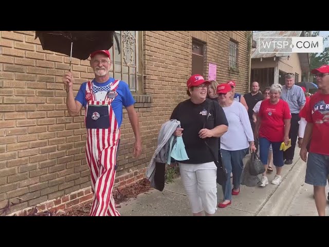 We asked a bunch of President Trump's supporters the same 2 questions