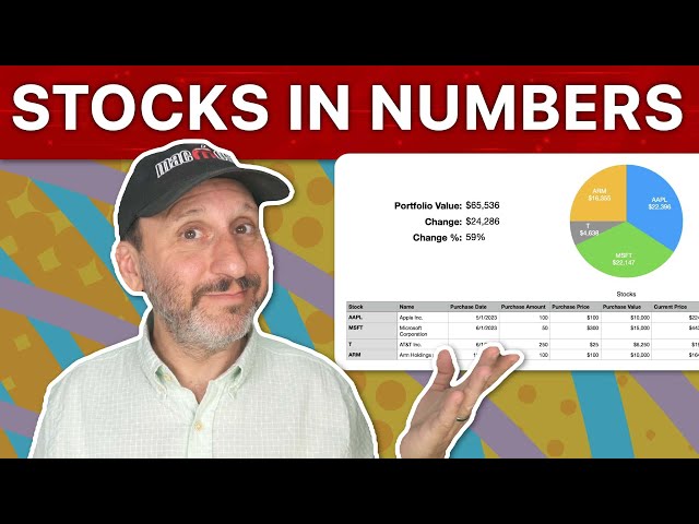 Track Your Stocks In Mac Numbers