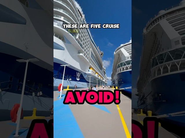 5 Cruise Time Wasters YOU MUST AVOID!