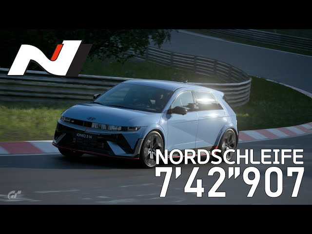 HYUNDAI Ioniq 5 N on Nurburgring!!! (GT7)