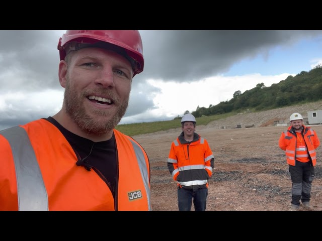 My First Day In A New Job with JCB | James Haskell