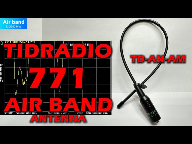 TIDRADIO TD-771 TD-AN-AM Aviation Air Band Antenna