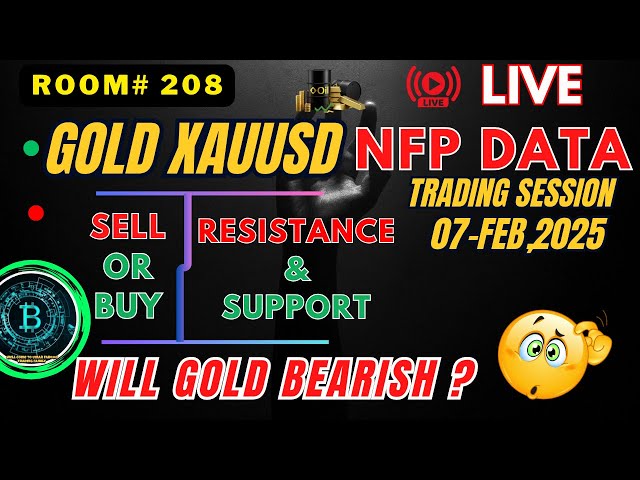 TODAY GOLD NFP 07-FEB,2025 DATA LEVELS EXPLAINED || SIGNALS XAUUSD STRATEGY: LIVE levels UPDATE